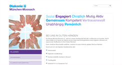 Desktop Screenshot of diakonie-moosach.de